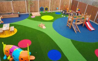 outdoor area at monkey puzzle west acton